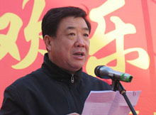 石家庄市委副书记王增明在活动仪式上讲话